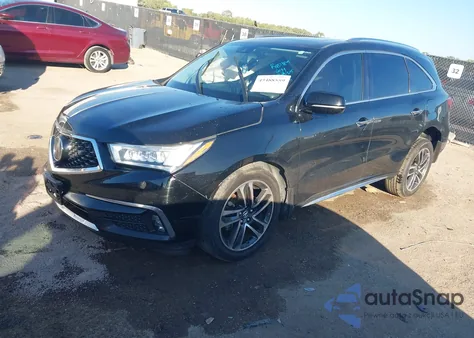 2017 Acura Mdx Advance Package из США, поврежденный, VIN 5FRYD4H82HB008184